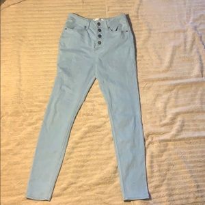 No Boundaries - High Waist Light Blue Jeans